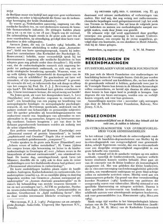 Eerste pagina van het artikel zoals het is gepubliceerd in het tijdschrift