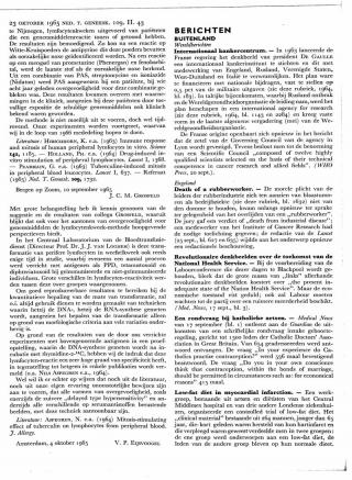 Eerste pagina van het artikel zoals het is gepubliceerd in het tijdschrift