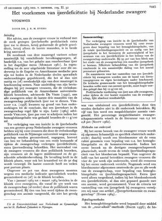 Eerste pagina van het artikel zoals het is gepubliceerd in het tijdschrift