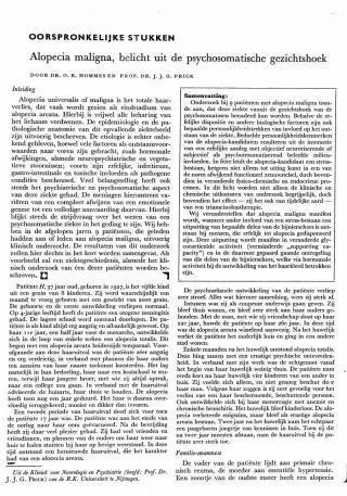 Eerste pagina van het artikel zoals het is gepubliceerd in het tijdschrift