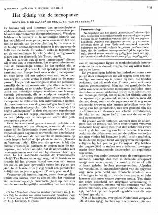 Eerste pagina van het artikel zoals het is gepubliceerd in het tijdschrift