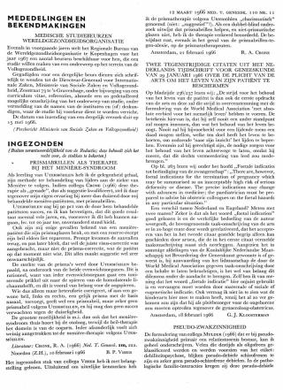 Eerste pagina van het artikel zoals het is gepubliceerd in het tijdschrift