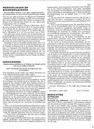 Eerste pagina van het artikel zoals het is gepubliceerd in het tijdschrift