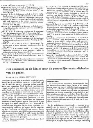 Eerste pagina van het artikel zoals het is gepubliceerd in het tijdschrift