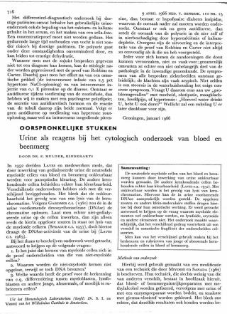 Eerste pagina van het artikel zoals het is gepubliceerd in het tijdschrift