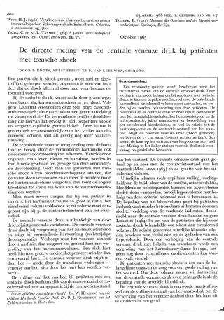 Eerste pagina van het artikel zoals het is gepubliceerd in het tijdschrift