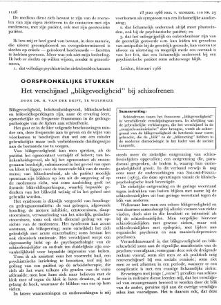 Eerste pagina van het artikel zoals het is gepubliceerd in het tijdschrift