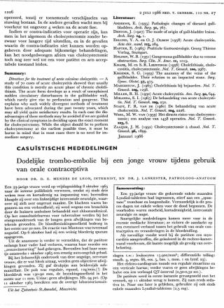 Eerste pagina van het artikel zoals het is gepubliceerd in het tijdschrift