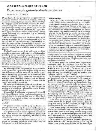 Eerste pagina van het artikel zoals het is gepubliceerd in het tijdschrift