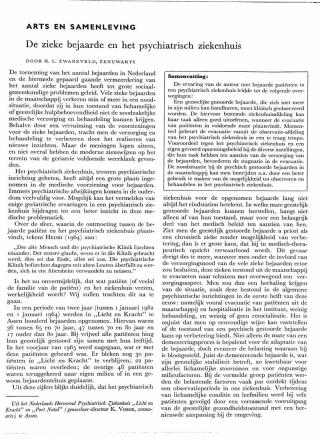 Eerste pagina van het artikel zoals het is gepubliceerd in het tijdschrift