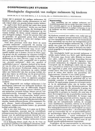 Eerste pagina van het artikel zoals het is gepubliceerd in het tijdschrift