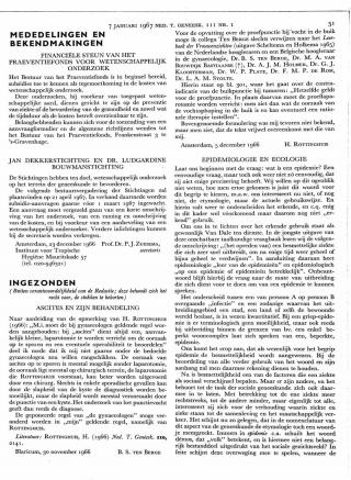 Eerste pagina van het artikel zoals het is gepubliceerd in het tijdschrift