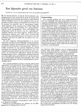 Eerste pagina van het artikel zoals het is gepubliceerd in het tijdschrift