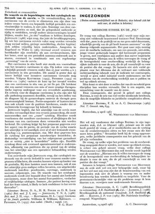 Eerste pagina van het artikel zoals het is gepubliceerd in het tijdschrift