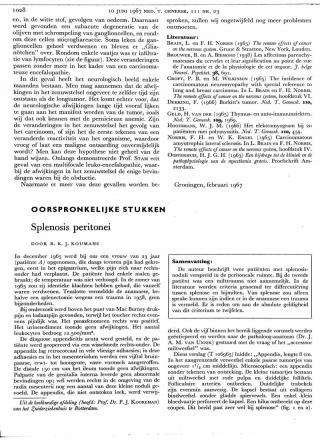 Eerste pagina van het artikel zoals het is gepubliceerd in het tijdschrift