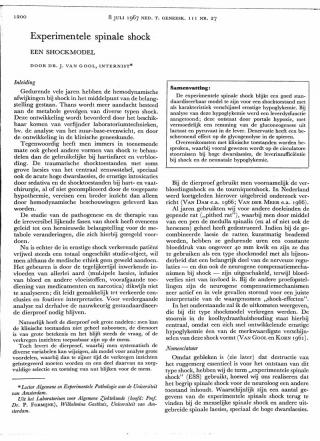 Eerste pagina van het artikel zoals het is gepubliceerd in het tijdschrift