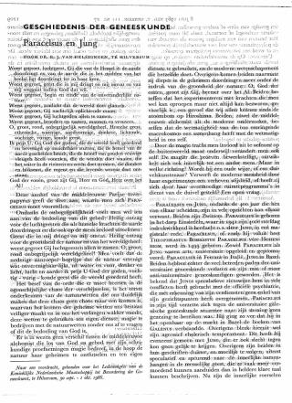 Eerste pagina van het artikel zoals het is gepubliceerd in het tijdschrift