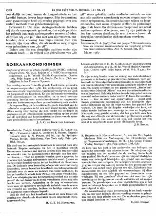 Eerste pagina van het artikel zoals het is gepubliceerd in het tijdschrift