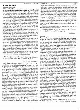 Eerste pagina van het artikel zoals het is gepubliceerd in het tijdschrift