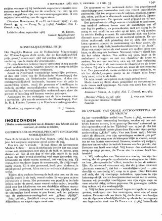 Eerste pagina van het artikel zoals het is gepubliceerd in het tijdschrift