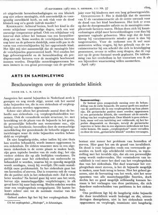 Eerste pagina van het artikel zoals het is gepubliceerd in het tijdschrift