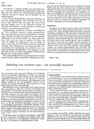 Eerste pagina van het artikel zoals het is gepubliceerd in het tijdschrift