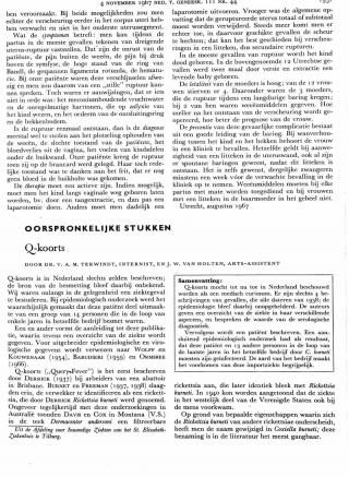 Eerste pagina van het artikel zoals het is gepubliceerd in het tijdschrift