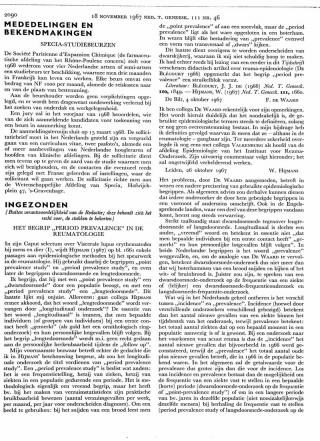 Eerste pagina van het artikel zoals het is gepubliceerd in het tijdschrift