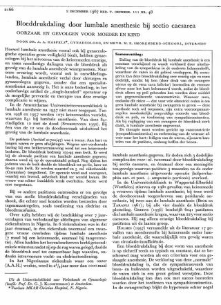 Eerste pagina van het artikel zoals het is gepubliceerd in het tijdschrift