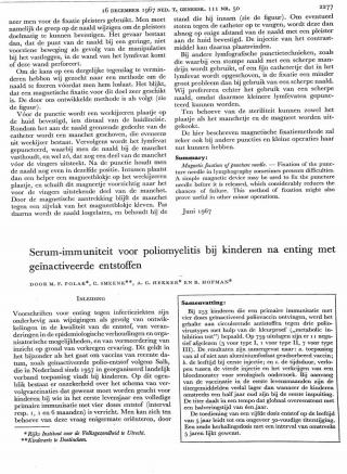 Eerste pagina van het artikel zoals het is gepubliceerd in het tijdschrift