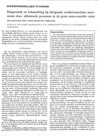 Eerste pagina van het artikel zoals het is gepubliceerd in het tijdschrift