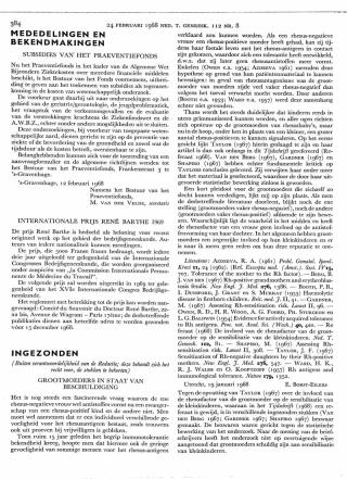 Eerste pagina van het artikel zoals het is gepubliceerd in het tijdschrift