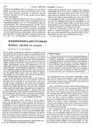 Eerste pagina van het artikel zoals het is gepubliceerd in het tijdschrift