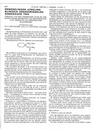 Eerste pagina van het artikel zoals het is gepubliceerd in het tijdschrift