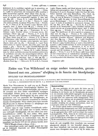 Eerste pagina van het artikel zoals het is gepubliceerd in het tijdschrift