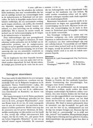 Eerste pagina van het artikel zoals het is gepubliceerd in het tijdschrift