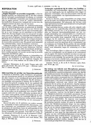 Eerste pagina van het artikel zoals het is gepubliceerd in het tijdschrift