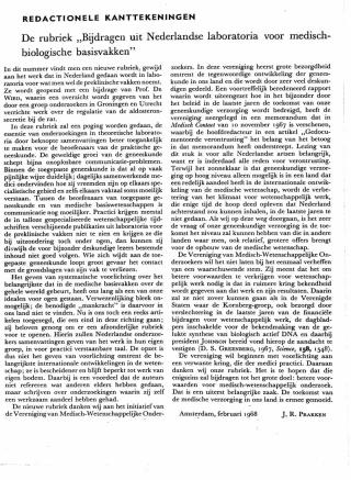 Eerste pagina van het artikel zoals het is gepubliceerd in het tijdschrift