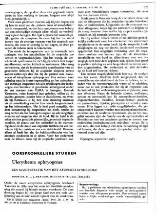 Eerste pagina van het artikel zoals het is gepubliceerd in het tijdschrift