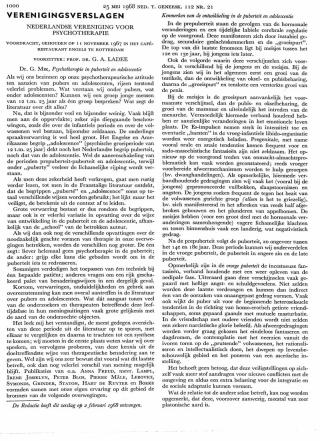 Eerste pagina van het artikel zoals het is gepubliceerd in het tijdschrift