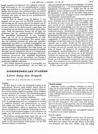 Eerste pagina van het artikel zoals het is gepubliceerd in het tijdschrift