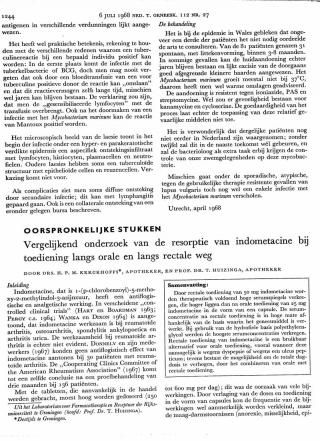 Eerste pagina van het artikel zoals het is gepubliceerd in het tijdschrift