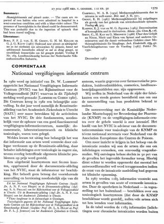 Eerste pagina van het artikel zoals het is gepubliceerd in het tijdschrift