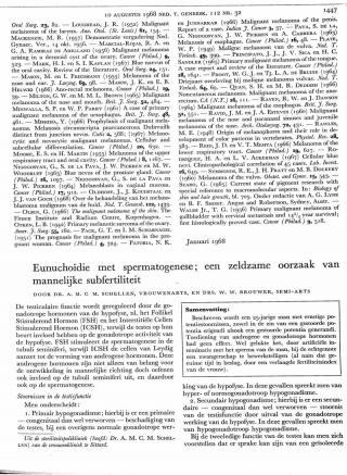 Eerste pagina van het artikel zoals het is gepubliceerd in het tijdschrift