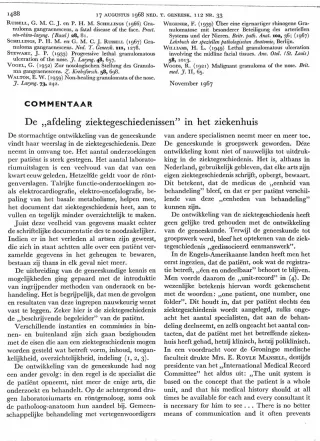 Eerste pagina van het artikel zoals het is gepubliceerd in het tijdschrift