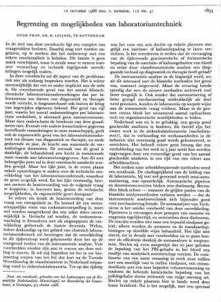 Eerste pagina van het artikel zoals het is gepubliceerd in het tijdschrift