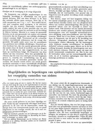 Eerste pagina van het artikel zoals het is gepubliceerd in het tijdschrift