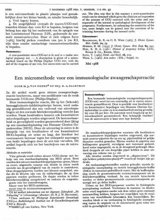 Eerste pagina van het artikel zoals het is gepubliceerd in het tijdschrift