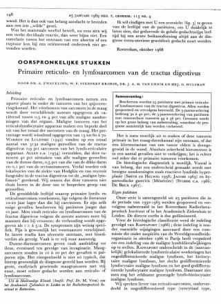 Eerste pagina van het artikel zoals het is gepubliceerd in het tijdschrift