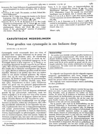 Eerste pagina van het artikel zoals het is gepubliceerd in het tijdschrift